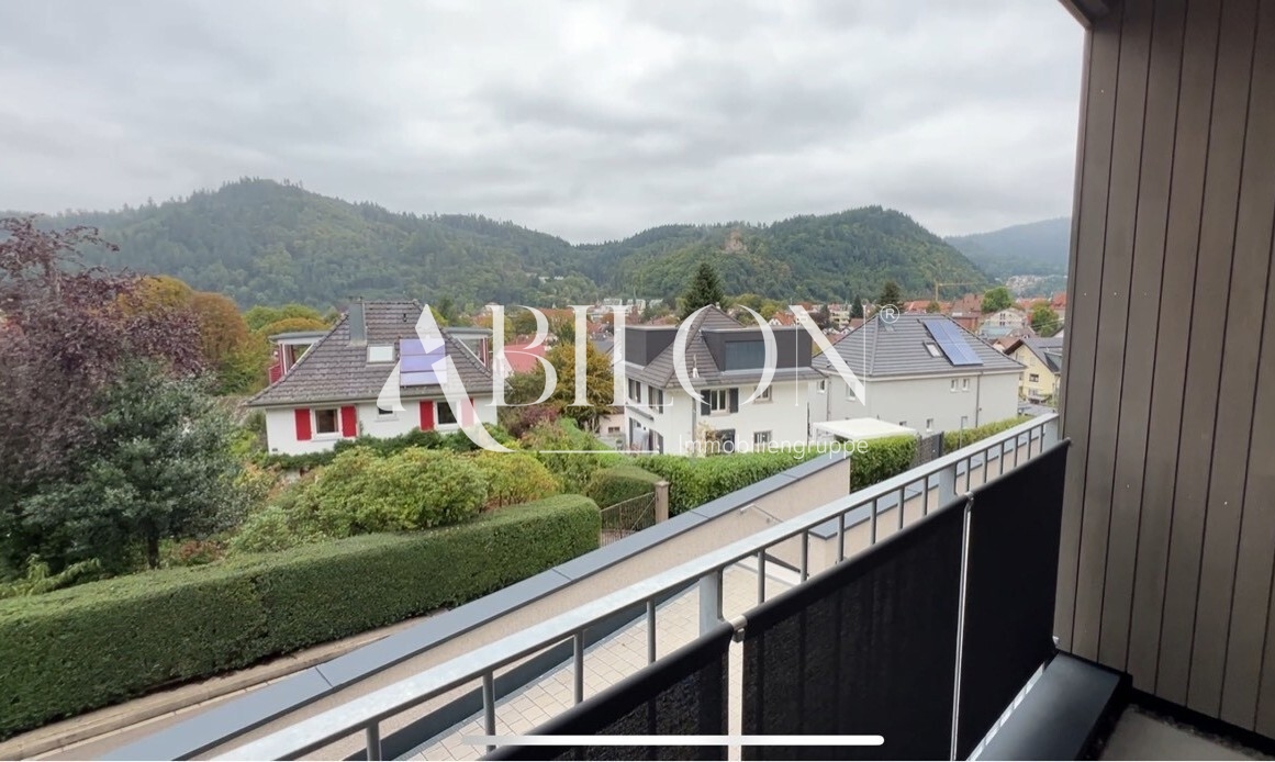Blick vom Balkon