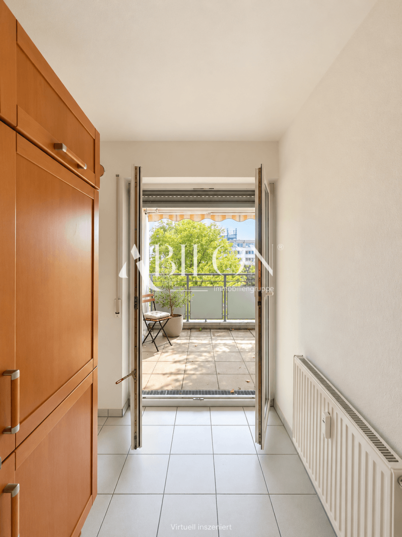Küche - Zugang zum Balkon