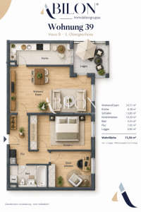 Grundriss WE 39